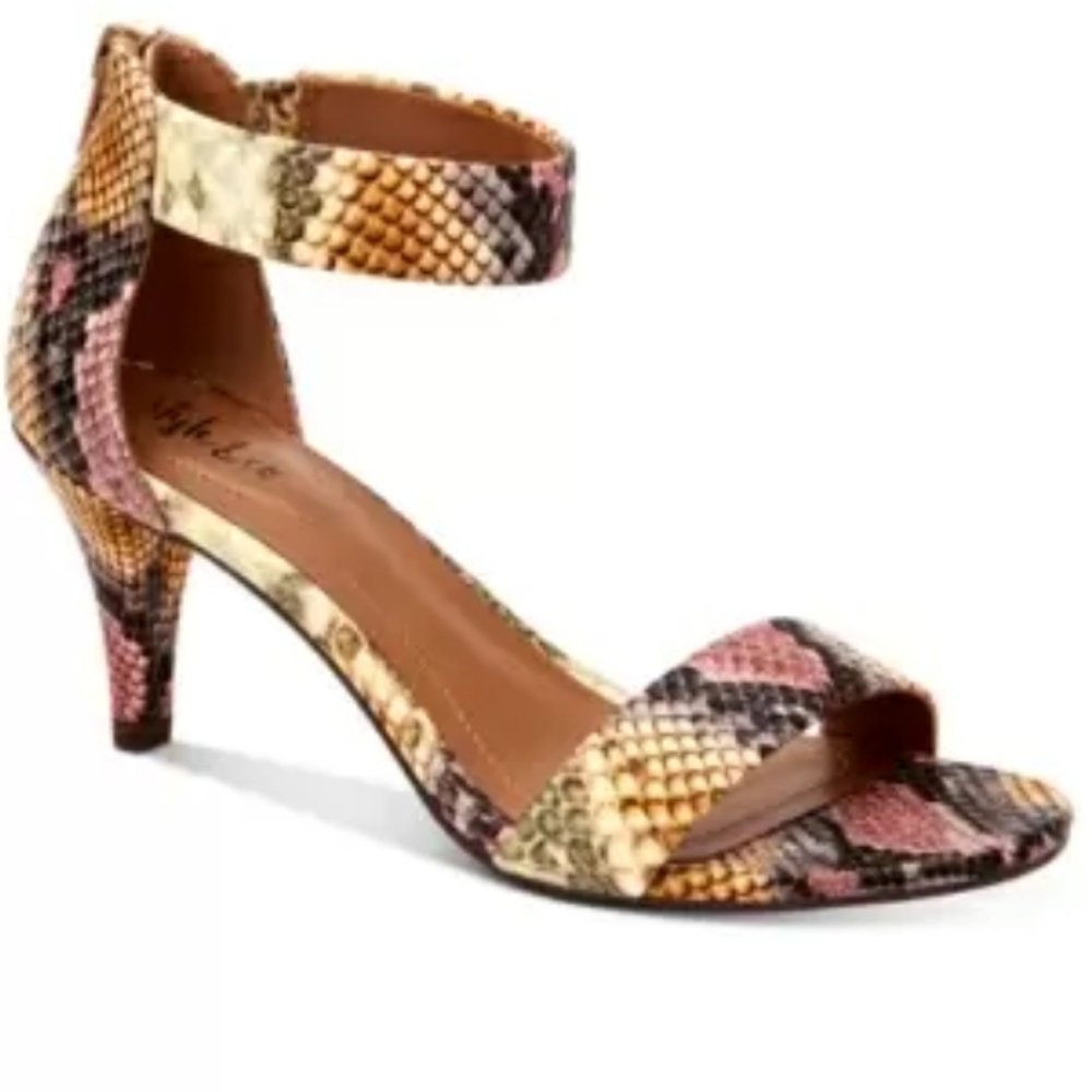 Style & Co. Paycee Women's Dress Sandal Rainbow Snake Size 9.5M